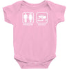 drifting   problem solved mens funny Baby Onesie