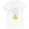 angry monkey jaune sure Ladies Fitted T-Shirt