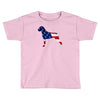 patriotic boxer Toddler T-shirt