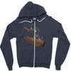 the darth king Zipper Hoodie