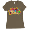 friends doodle!! Ladies Fitted T-Shirt