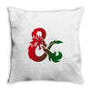 dungeons dragons logo Throw Pillow
