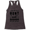 i have two titles aunt and dogmom and i rock them both Racerback Tank