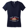 November Peeking Out Baby Girl Women's V-Neck T-Shirt