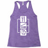 v2 eat sleep fish Racerback Tank