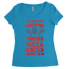 horror movies, pizza and beer Women's Triblend Scoop T-shirt