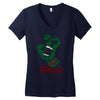 screaming mutant hand Women's V-Neck T-Shirt