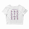 ray gun Crop Top