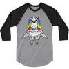 Gym Unicorn 3/4 Sleeve Shirt