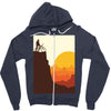 break on the mountain Zipper Hoodie