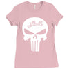 punisher infidel skull Ladies Fitted T-Shirt