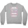Never Underestimate The Strength Of A Breast Cancer Warrior Crewneck Sweatshirt