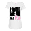 proud new girl Maternity Scoop Neck T-shirt