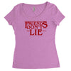 friends don't lie 1 Women's Triblend Scoop T-shirt