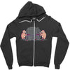bear pong! Zipper Hoodie