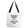throat punch i win Tote Bags