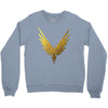 the fly bird   maverick jake paul   gold Crewneck Sweatshirt