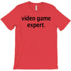 video game expert t shirt 3xl funny xbox ps3 nerdy geeky wii cod snipe T-Shirt