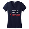 Too Busy Playing Fortnite Women's V-Neck T-Shirt