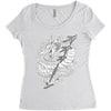 Dragonball Shenron Women's Triblend Scoop T-shirt