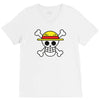 one piece skull V-Neck Tee