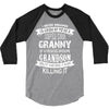 Super Cool Granny Of A Freaking Awesome Grandson 3/4 Sleeve Shirt