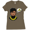 hey auntie Ladies Fitted T-Shirt