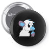 arctic fox adopt Pin-back button