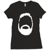 the beardly Ladies Fitted T-Shirt