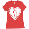 locked Ladies Fitted T-Shirt