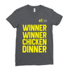 Winner Winner Chicken Dinner Pubg Ladies Fitted T-Shirt