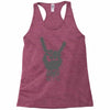 death to all but metal Racerback Tank
