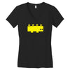 legosaurus Women's V-Neck T-Shirt