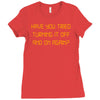 have you tried turning it off and on again Ladies Fitted T-Shirt