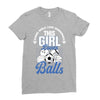 Some Girls Love Diamonds This Girl Loves Balls Ladies Fitted T-Shirt