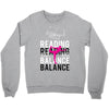 Reading Yoga Wine Balance Crewneck Sweatshirt