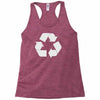 recycle symbol Racerback Tank