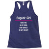 August Girl Racerback Tank