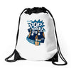 pop tardis Drawstring Bags