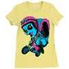 panda rider Ladies Fitted T-Shirt