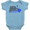 anything unrelated elephants Baby Bodysuit