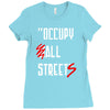 occupy all streets as seen on jay Ladies Fitted T-Shirt