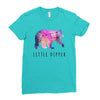 Little Dipper with Galaxy Ladies Fitted T-Shirt