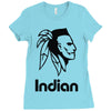 indian warrior fighter Ladies Fitted T-Shirt