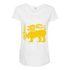 sri lanka international  national country lion sport flag Maternity Scoop Neck T-shirt