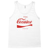 enjoy cocaine funny gray Tank Top