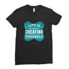 ife is creating Ladies Fitted T-Shirt