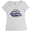 Totally Awesome Brother Women's Triblend Scoop T-shirt