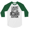limited edition1 3/4 Sleeve Shirt