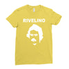 rivelino brazil 70s football world cup legend retro Ladies Fitted T-Shirt